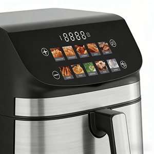 Freidora de Aire Digital Inteligente de 9L/10.5L, Multifuncional, Cocción Rápida, Fácil de Limpiar, Sistema de Calor Rápido con Pantalla - Product Image 3