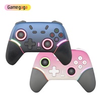 Control Inalámbrico Gamegaga X9 BT 2.4GHz para PC/iOS/Android, Joystick para Teléfono Móvil, Luz RGB, Batería de 800mAh, 7-8 Horas de Duración