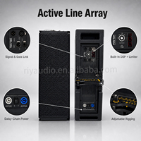 Système de sonorisation actif HDL30A Dual 10'' OEM Line Array avec limiteur DSP pour concerts, événements en direct, festivals et tournées