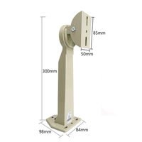 Soporte de Pared para Cámara de Vigilancia CCTV, Soporte de Esquina Exterior Impermeable, Brazo de Ángulo Recto