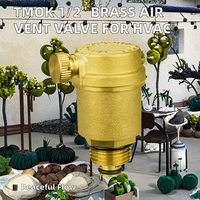 Valve de purge d'air thermostatique automatique en laiton de qualité supérieure 1/2" DN15 pour chauffe-eau solaire