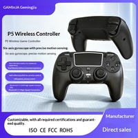 Manette de jeu sans fil PS5, double vibration, gyroscope 6 axes, joystick à double effet Hall, manette de jeu