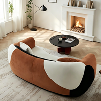 Canapé double pour salon, mobilier de bureau créatif, canapé compressé, canapés courbes pour la maison, ensemble de canapés de luxe pour salon