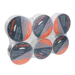 BOX 6 Nastro in alluminio 48 mm x 30 m, TRUPER - Product Image 2