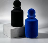 Flacon de parfum en verre floqué haut de gamme 50 ml avec logo et emballage personnalisés