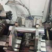 Máquina CNC de Fresado de Extremos Autocentrante Hidráulica XY820 - Herramienta de Procesamiento de Piezas de Eje con Sujeción Automática