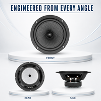 Amplificateur de voiture 4 canaux classe D haute puissance, entrée de niveau compacte pour haut-parleur, audio RCA 12V, boîtier en aluminium pour système stéréo de véhicule