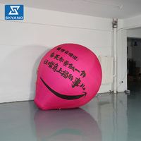 Modèle de ballon à air chaud gonflable personnalisé en forme d'ampoule pour décoration d'événements commerciaux et d'expositions en extérieur