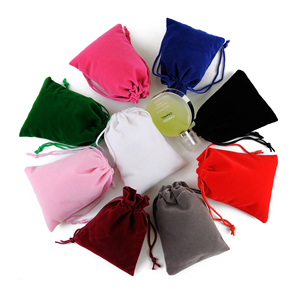 Bolsas de Regalo Personalizadas de Fábrica, Bolsas de Terciopelo con Cordón, Lisas, para Fiestas de Cumpleaños, Navidad, Joyería, Collares, Pulseras, Anillos - Product Image 6