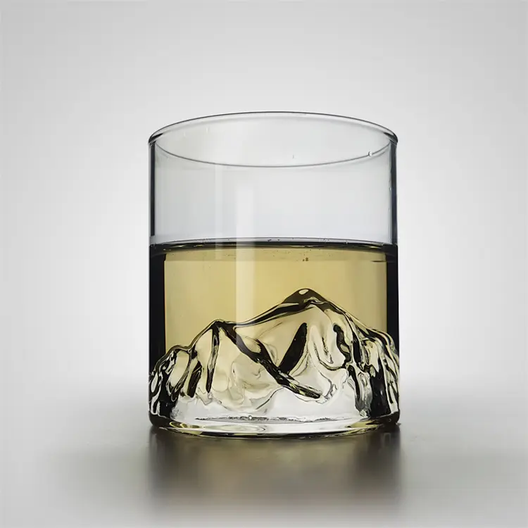 170ml 300ml Bar alta borosilicato Transparente Mountain Viewing uísque copo vidro
