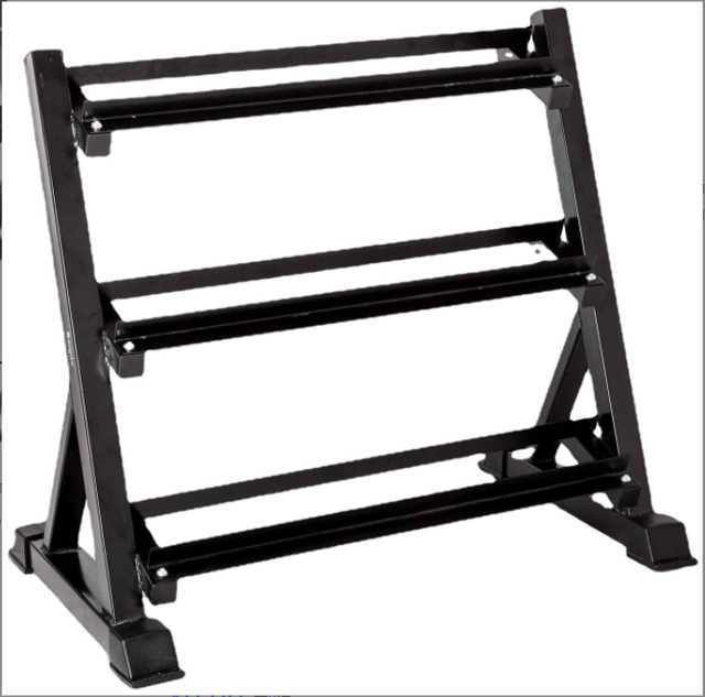 Wholesales Cheap Price Three Tiers Dumbbell Rack Power Rack Squat Rack