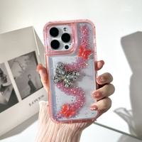 2025 nouvelle tendance époxy belle papillon accessoire Unbreakablke coque de téléphone pour Honor X9D 5G