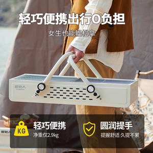 Parrilla de carbón portátil plegable de acero inoxidable 304 para barbacoa al aire libre, para camping y uso doméstico. - Product Image 2