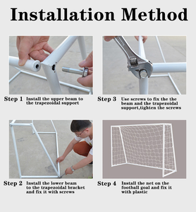 UNI <span class=keywords><strong>Cages</strong></span> <span class=keywords><strong>de</strong></span> football solides Filet <span class=keywords><strong>de</strong></span> football standard 5-A-Side 7-A-Side 11-A-Side - Product Image 4