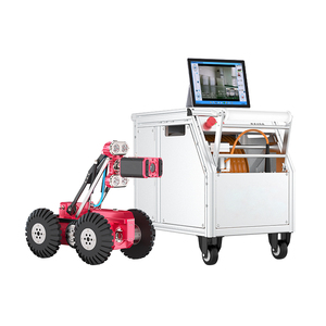 Robot de Inspección de Tuberías con Control Remoto, Sistema de Cámara de Inspección de Alcantarillado y Drenaje con CCTV, Endoscopio Industrial con Monitor - Product Image 1