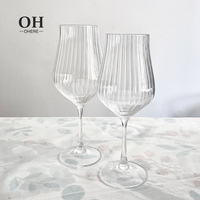 Ensemble de verrerie de mariage de luxe coupe en verre de champagne transparent cristal vaisselle personnalisée de qualité supérieure pour événement, restauration et location