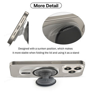 Soporte de Teléfono con Logotipo Personalizado al por Mayor, Soporte Magnético Plegable y Flexible para Teléfono Celular, Soporte de Silicona Suave Impermeable - Product Image 5