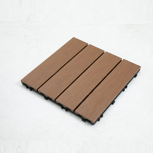 Carreaux de verrouillage piscine extérieure Wpc <span class=keywords><strong>terrasse</strong></span> de jardin antidérapante extérieure étanche - Product Image 5