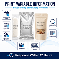 Imprimante CIJ industrielle pour le codage de la date de fabrication et de la date d'expiration des sachets, films flexibles et sachets alimentaires