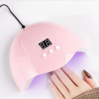 Lampe à ongles professionnelle portable à détection automatique, haute puissance, pour usage domestique, séchage rapide du vernis gel, trois vitesses, en plastique, vente en gros