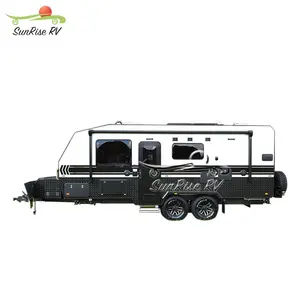 Reboque De Viagem Padrão Australiano Totalmente Soldada Fábrica Off Road 4*4 Novo Camper Trailer Com Cozinha Slide-Out Para Venda