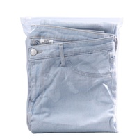 Sacs d'emballage de sac à fermeture à glissière d'étanchéité recyclé givré personnalisé pour chemise/sweat à capuche/pantalon avec sacs en plastique logo (GR003)