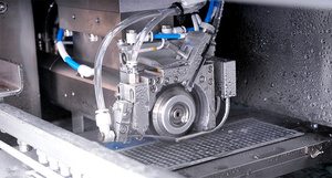 Machine à découper à double broche Hyrnus de 12 pouces pour composants électroniques/<span class=keywords><strong>LED</strong></span>, 380V, garantie 1 an - Product Image 4