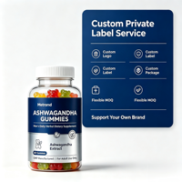 Gummies d'Ashwagandha Metrand pour Hommes – Complément Nutritionnel Herbal Quotidien – 60 Unités – Conforme GMP – Prise en Charge OEM et Marque Privée