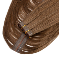 Extensions de cheveux humains Remy à double trame papillon, qualité supérieure, cuticules intactes, sans couture, les plus vendues