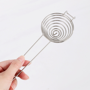 ที่แยกไข่แดงไข่ขาวสแตนเลส ด้ามยาว ที่กรองไข่ ที่แยกไข่ อุปกรณ์ครัว - Product Image 1