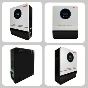 Smart app Hybrid mppt solar inverter 6KW off grid 220V inverter