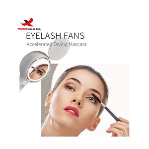 Ventilateur portable FENGFLY à 3 vitesses pour voyage et extérieur, avec miroir de maquillage LED intégré – Achat groupé à prix réduit - Product Image 2