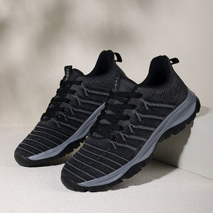 Sneakers Personalizzate ODM OEM di Alta Qualità, <span class=keywords><strong>Scarpe</strong></span> Sportive in Maglia Lavata, <span class=keywords><strong>Scarpe</strong></span> da Corsa e Passeggio per Uomo, Stile Casual - Product Image 4