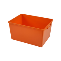 Conteneurs de stockage en plastique empilables, recyclables, écologiques, avec couvercle anti-fuite, boîtes de déménagement, logistique