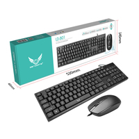 HK-HHT Clavier et souris USB économiques très vendus, ensemble pour ordinateur personnel
