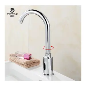 New type of infrared direct current AC intelligent fast sensing faucet, non-contact automatic sensing faucet for kitchen