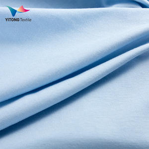 아기 의류를위한 공장 사용자 정의 항균 대나무 직물 45% 면 45% 대나무 섬유 10% 스판덱스 직물 - Product Image 6