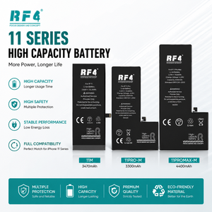 Batteria di Ricambio RF4 di Qualità OEM ad Alta Capacità per iPhone 11 /11 Pro /11 Pro Max, Parti di Ricambio per Riparazione Telefoni Cellulari - Product Image 1