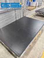 Rampe de scène pliable en aluminium testée ESI TUV, légère, pour fauteuils roulants, pour intérieur/extérieur, fêtes, spectacles, salons professionnels