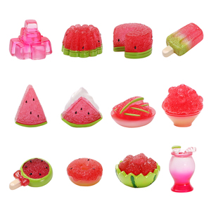 Miniature di Cibo in Resina Traslucida Assortite all'Ingrosso: Anguria, Limone, Uva, <span class=keywords><strong>Frutta</strong></span> e Dessert per Decorazioni Casa delle Bambole e Fai da Te - Product Image 5