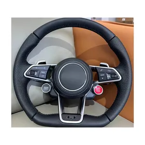 Factory Export All models Fast Shipping Remote Control PU Black Steering Wheel For Audi a6