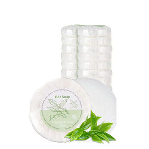 <b>20g</b> Mini Round Shaped Bar <b>Soap</b> <b>Hotel</b> Spa Paper Wrap for <b>Soap</b> - Product Image 1