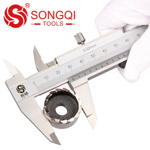 Shock Proof Dial Vernier <strong>Caliper</strong> with 150/200/300mm Plastic Case Hardened Stainless Steel SQTDBKC 0.02mm <strong>Black</strong> + Silver CN;GUA