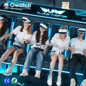 Équipement VR 9D de dernière génération, théâtre volant en réalité virtuelle somatosensorielle avec 6 sièges, <span class=keywords><strong>cinéma</strong></span> de vol à mouvement complet - Product Image 1