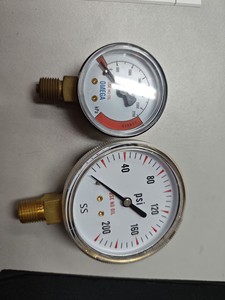 산소 아세틸렌 압력 게이지 블랙 스틸 - Product Image 5