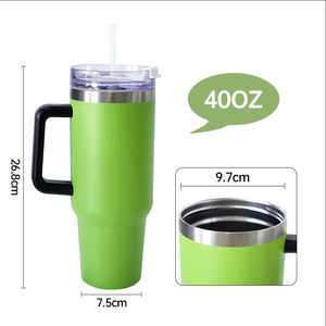 Taza termo de diseño Popular, regalo, precio de <span class=keywords><strong>compra</strong></span> a granel, acero inoxidable, 304, impresión personalizada aislada, Taza Termo de coche de 40oz con tapas patentadas - Product Image 1