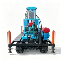 Petite plateforme de forage compacte de 150 m pour puits d'eau avec fonctionnement flexible pour les sources d'eau rurales