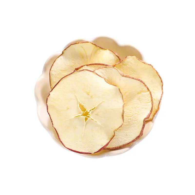 Venta caliente hecho a mano de alta calidad fruta fresca personalizada frutas y verduras secas bocadillo rebanadas de manzana