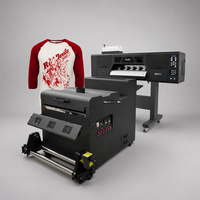 Impresora DTF para Disfraces, Impresora de Doble Cabezal para Ropa con Logotipo Personalizado, Impresora Gráfica de Logotipos para Prendas de Vestir de Escritorio A1 de 60 CM, Productos en Stock