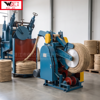Machine à carder le sisal/banane à commande directe usine, avec barres à broches rapides et lentes pour le démêlage et le redressement, pour la première étage de l'extrusion en usine de cordes